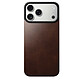 Nomad Coque pour iPhone 17 Pro Max MagSafe en Cuir Horween Ultra-Mince Marron Cette coque marron pour iPhone 17 Pro Max est fabriquée en cuir Horween pleine fleur qui développe une patine naturelle avec le temps