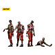 Zombie - Pack 4 figurines Dark Source Mechanic Team 8 cm Pack de 4 figurines Zombie Dark Source Mechanic Team 8 cm.