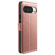 Mayaxess Étui Portefeuille pour Google Pixel 10 Pro XL avec Dragonne et Fonction Support Rose champagne - Étui effet cuir élégant avec multiples rangements cartes et billets