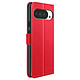 Mayaxess Étui Portefeuille pour Google Pixel 10 Pro XL avec Dragonne et Fonction Support Rouge - Étui effet cuir élégant avec multiples rangements cartes et billets