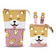 Oh My Pop! - Trousse Shiba Pop Up avec stylo à bille 10 couleurs & stylo à bille effaçable à encre gel Trousse Oh My Pop!, modèle Shiba Pop Up avec stylo à bille 10 couleurs &amp; stylo à bille effaçable à encre gel.