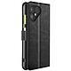 Mayaxess Étui Portefeuille pour Fairphone 6 avec Dragonne et Fonction Support Noir Étui effet cuir élégant avec multiples rangements cartes et billets