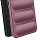 Acheter Avizar Coque pour Galaxy Z Flip 7 avec Texture Relief en Silicone Rose