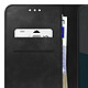Avizar Étui Portefeuille pour Oppo Reno 14 avec Rabat Aimanté et Fonction Support Noir pas cher