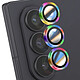 Enkay Protection d'Objectif Caméra pour Galaxy Z Fold 7 Triple lentille Multicolore Triple lentille protégée en verre trempé 9H pour absorber les chocs et éviter les rayures