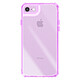 Avizar Coque pour iPhone 7 / 8 / SE 2022 Conception Bi-Matière Texturé Antidérapants - Structure bi-matière en silicone souple et polycarbonate rigide pour une protection durable contre chocs et rayures