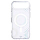 Tech21 Coque MagSafe pour iPhone Air Lunar Antichoc EvoSparkle Transparent Cette coque est compatible avec MagSafe pour recharge sans fil et accessoires
