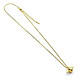Harry Potter - Collier breloque Golden Snitch (Doré) Collier breloque Golden Snitch (Doré).