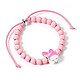 Hello Kitty - Bracelet perles roses avec breloque My Melody 21 cm Bracelet perles roses avec breloque My Melody 21 cm.