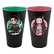 Demon Slayer: Kimetsu no Yaiba - Pack 2 verres Tanjiro & Nezuko 473 ml Pack de 2 verres Demon Slayer: Kimetsu no Yaiba, modèle Tanjiro &amp; Nezuko 473 ml.