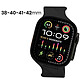 Avis Decoded Bracelet en Silicone Ares Splice pour Apple Watch 38 à 42mm Noir