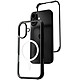 CYGNETT Coque Intégrale pour iPhone 17 MagTitan MagSafe avec Protection d'Écran 9H Noir transparent - Cette coque MagTitan pour iPhone 17 combine un cadre absorbant en TPU PuriMate et un dos en polycarbonate antichocs