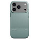 Native Union Coque pour iPhone 17 Pro MagSafe Antichocs Texturée Série ReClassic Vert Cette coque ReClassic vert ardoise pour iPhone 17 Pro adopte une structure en polycarbonate rigide qui résiste efficacement aux chocs