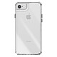 Avizar Coque pour iPhone 7 / 8 / SE 2022 Conception Bi-Matière Texturé Antidérapants - Structure bi-matière en silicone souple et polycarbonate rigide pour une protection durable contre chocs et rayures