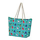 Hello Kitty - Sac de plage Soleil Hello Kitty Palms Turquoise Sac de plage Soleil Hello Kitty Palms Turquoise.