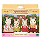 Sylvanian Families - La famille Lapin Chocolat 8 cm La famille Lapin Chocolat Sylvanian Families 8 cm.
