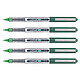 UNI-BALL Stylo Roller Encre Liquide Recyclé EYE Micro UB150E Pointe Fine Vert x 5 Stylo roller