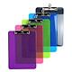 EXACOMPTA Porte-bloc Iderama - Format 22,5x31,5 cm pour A4 - Couleurs Aléatoire x 10 Porte-bloc