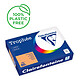 CLAIREFONTAINE Ramette Papier A4 80g 500 Feuilles Clémentine Papier couleur