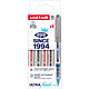 UNI-BALL Etui de 5 Rollers encre liquide EYE UB157E Pointe Moyenne Assorti Fun Stylo roller