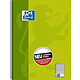 OXFORD Cahier à spirale 'KarLi' format A4+ 160 pages 90g Quadrillé et ligné Vert Cahier