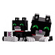 Minecraft - Figurine Tuxedo Cat 6 cm pas cher