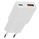 Xtorm Chargeur Secteur 33W USB-C PD / USB-A Charge Rapide 3.0 Go2 SlimLine Blanc Puissance totale 33W pour une charge rapide et efficace de tous vos appareils