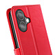 Acheter Mayaxess Étui Portefeuille pour iPhone 17 avec Dragonne et Fonction Stand Rouge