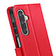 Acheter Mayaxess Étui Portefeuille pour Galaxy A17 avec Dragonne et Fonction Stand Rouge