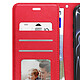 Avis Mayaxess Étui Portefeuille pour iPhone 17 Pro avec Dragonne et Fonction Stand Rouge