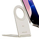 Twelve south Support MagSafe pour iPhone Ultra Fin Pliable Série Curve Nano Blanc - Support pliable ultra fin et léger pour une utilisation à domicile ou en déplacement