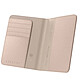 Satechi Étui pour Passeport en Cuir FindAll avec Rangement Cartes et Protection RFID Rose Localisation intégrée via Apple Find My pour retrouver vos documents rapidement
