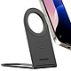 Twelve south Support MagSafe pour iPhone Ultra Fin Pliable Série Curve Nano Gris Support pliable ultra fin et léger pour une utilisation à domicile ou en déplacement