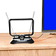 Max excell Antenne TV Rectangulaire Numérique HDTV 38 dBi Réception TNT / DVB-T Puissante Noir pas cher