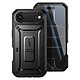 Supcase Coque Intégrale pour iPhone Air Série Unicorn Beetle Pro avec Béquille Noir - Protection complète antichoc avec structure multicouche absorbant les impacts jusqu'à 6 mètres de chute