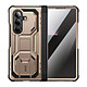 I-Blason Coque pour Galaxy Z Fold 7 Collection Armorbox avec Verre trempé et Béquille Dorée Certifiée militaire MIL-STD 810H, la coque absorbe les chocs et chutes jusqu'à 4.5 mètres