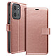 Mayaxess Étui Portefeuille pour Xiaomi Redmi 15C avec Dragonne et Fonction Stand Rose champagne - Cet étui portefeuille rose champagne pour Xiaomi Redmi 15C associe un revêtement grainé et satiné à une conception pratique pour un usage quotidien