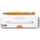 CARAN D'ACHE Stylo à bille 849 POPLINE FLUO Pointe Moyenne Orange Stylo à bille