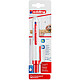 EDDING Marqueur Permanent retract 11 blister de 1 rouge 1,5-3 mm Marqueur permanent