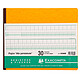 EXACOMPTA Piqûre 27x32cm à tête paresseuse 13 colonnes sur 1 page 31 lignes 80 pages x 5 Livre de compte