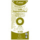 EXACOMPTA Paquet de 100 Fiches Intercalaire 105x240 Recyclées 2 trous Vert x 12 Intercalaire
