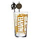 Marvel - Verre tumbler avec pailles métal Logo Marvel & Avengers 485 ml Verre tumbler avec pailles métal Logo Marvel &amp; Avengers 485 ml.