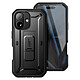 Supcase Coque Intégrale pour iPhone 17 Série Unicorn Beetle Pro avec Béquille Noir - Protection complète antichoc avec structure multicouche absorbant les impacts jusqu'à 6 mètres de chute