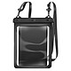 Avizar Pochette Étanche pour Tablette 12 pouces IPX8 avec Fenêtre Tactile et Lanière Cette pochette étanche noire protège les tablettes jusqu'à 12 pouces lors des activités nautiques ou en milieu humide