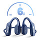 Avizar Casque à Conduction Osseuse Bluetooth Modèle Bone X2 avec Mémoire 8Go Bleu pas cher