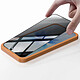 Tactical Protection d'Écran pour iPhone 17 Anti-Espion en Verre Trempé 5D Noir transparent pas cher