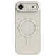 JUST IN CASE Coque MagSafe pour iPhone Air Série Kick Case en TPU Ultra Durable Beige - Coque antichoc avec dos en TPU renforcé pour protéger efficacement contre les chutes et les rayures