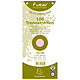 EXACOMPTA Paquet de 100 Fiches Intercalaire 105x240 Recyclées 2 trous Rose x 12 Intercalaire