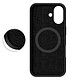 4smarts Coque MagSafe en Silicone pour iPhone 17 Anti-Rayures Noir pas cher