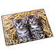 LÄUFER sous-main 'chats dans la paille', 400 x 530 mm Sous-main